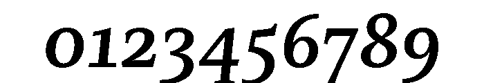 Mastro Caption Semi Bold Italic Font OTHER CHARS
