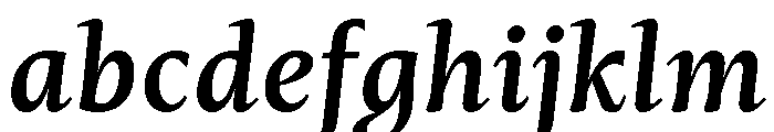 Mastro Caption Semi Bold Italic FONT