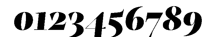 Mastro Display Black Italic Font OTHER CHARS