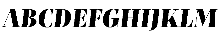 Mastro Display Black Italic Font UPPERCASE