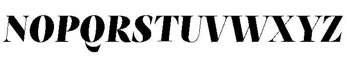 Mastro Display Black Italic Font UPPERCASE