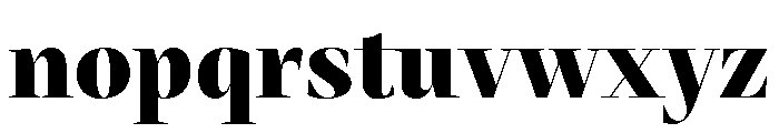 Mastro Display Black Font LOWERCASE