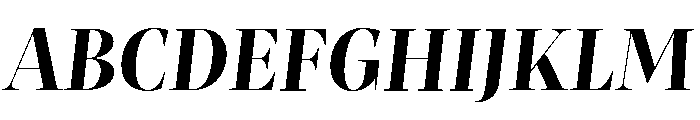 Mastro Display Bold Italic Font UPPERCASE
