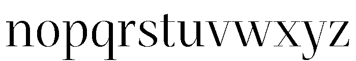 Mastro Display Book Font LOWERCASE