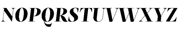 Mastro Display Extra Bold Italic Font UPPERCASE