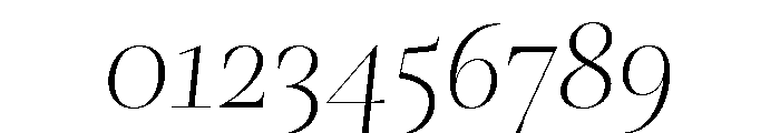 Mastro Display Extra Light Italic Font OTHER CHARS
