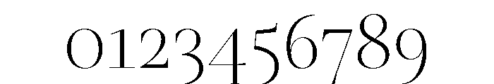 Mastro Display Extra Light Font OTHER CHARS