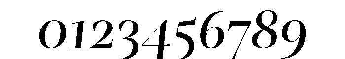 Mastro Display Medium Italic Font OTHER CHARS