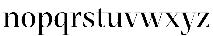 Mastro Display Medium Font LOWERCASE