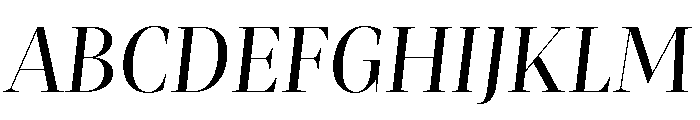 Mastro Display Regular Italic Font UPPERCASE