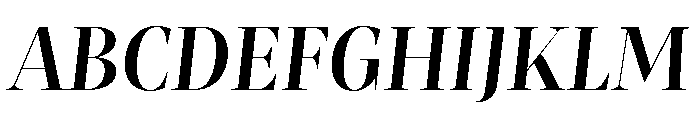 Mastro Display Semi Bold Italic Font UPPERCASE