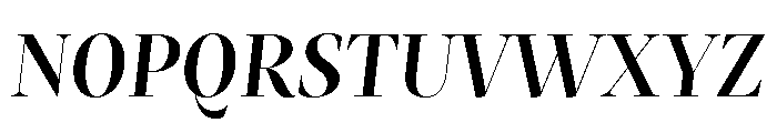 Mastro Display Semi Bold Italic Font UPPERCASE