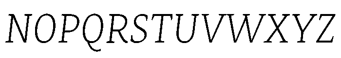 Mastro Italic Font UPPERCASE