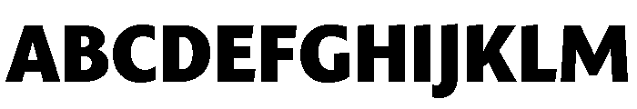 Mastro Sans Black Font UPPERCASE