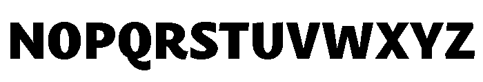 Mastro Sans Black Font UPPERCASE