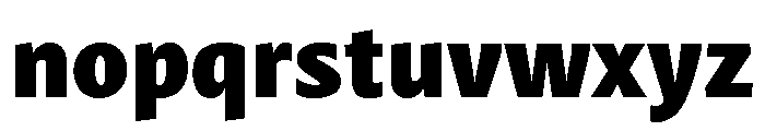 Mastro Sans Black Font LOWERCASE