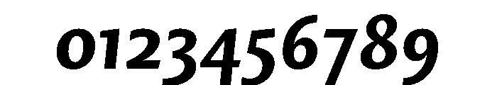 Mastro Sans Bold Italic Font OTHER CHARS