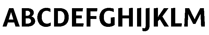 Mastro Sans Bold Font UPPERCASE