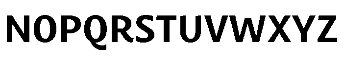 Mastro Sans Bold Font UPPERCASE