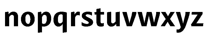 Mastro Sans Bold Font LOWERCASE