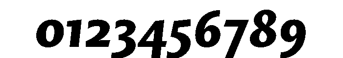 Mastro Sans Extra Bold Italic Font OTHER CHARS