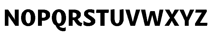 Mastro Sans Extra Bold Font UPPERCASE