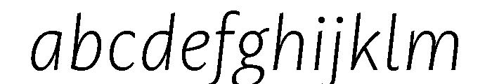 Mastro Sans Extra Light Italic FONT