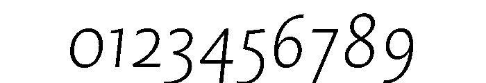 Mastro Sans Italic Font OTHER CHARS