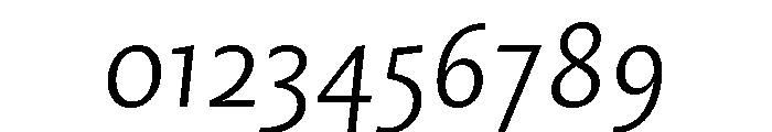 Mastro Sans Light Italic Font OTHER CHARS