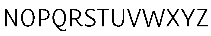 Mastro Sans Light Font UPPERCASE