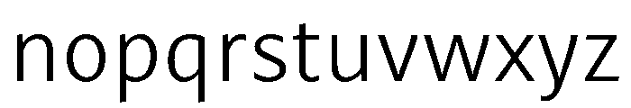Mastro Sans Light Font LOWERCASE