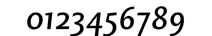 Mastro Sans Medium Italic Font OTHER CHARS