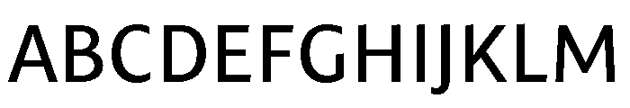 Mastro Sans Medium Font UPPERCASE