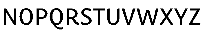 Mastro Sans Medium Font UPPERCASE