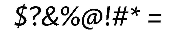 Mastro Sans Regular Italic Font OTHER CHARS