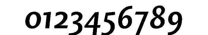 Mastro Sans Semi Bold Italic Font OTHER CHARS