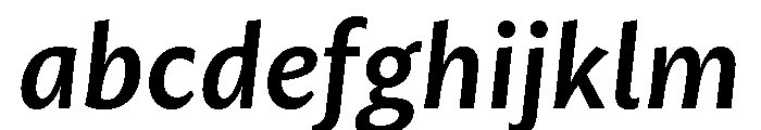 Mastro Sans Semi Bold Italic FONT