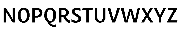 Mastro Sans Semi Bold Font UPPERCASE
