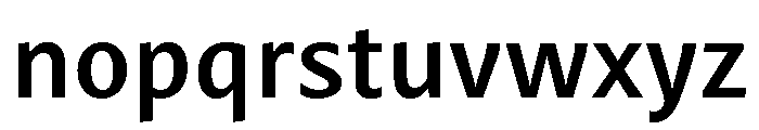 Mastro Sans Semi Bold Font LOWERCASE