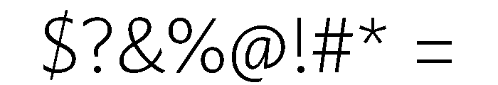 Mastro Sans Font OTHER CHARS