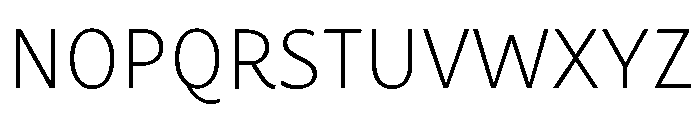 Mastro Sans Font UPPERCASE