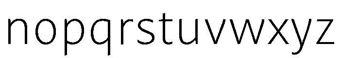 Mastro Sans Font LOWERCASE