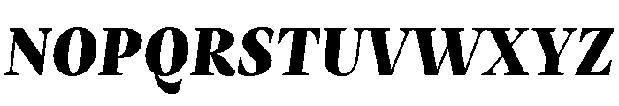 Mastro Subhead Black Italic Font UPPERCASE