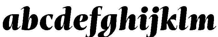 Mastro Subhead Black Italic FONT