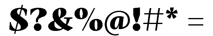 Mastro Subhead Black Font OTHER CHARS