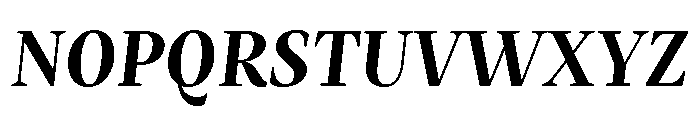 Mastro Subhead Bold Italic Font UPPERCASE