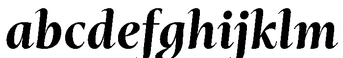 Mastro Subhead Bold Italic FONT