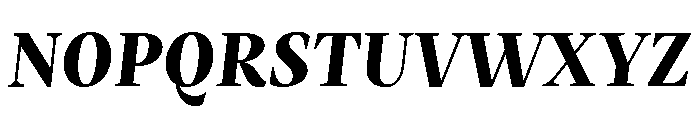 Mastro Subhead Extra Bold Italic Font UPPERCASE