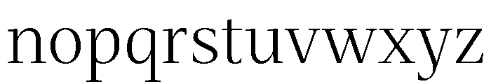 Mastro Subhead Light Font LOWERCASE