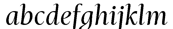 Mastro Subhead Regular Italic FONT